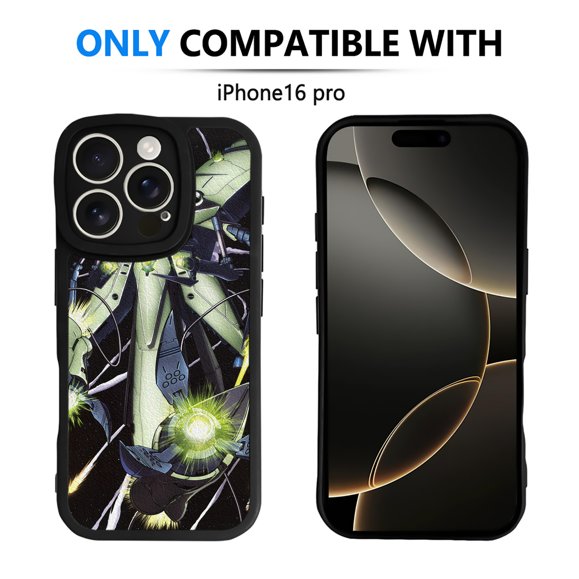 （画像用） 機動戦士ガンダム Mobile Suit Gundam 【iPhone 16シリーズ対応】シリコンスマホケース（レザー調） 材質：シリコン